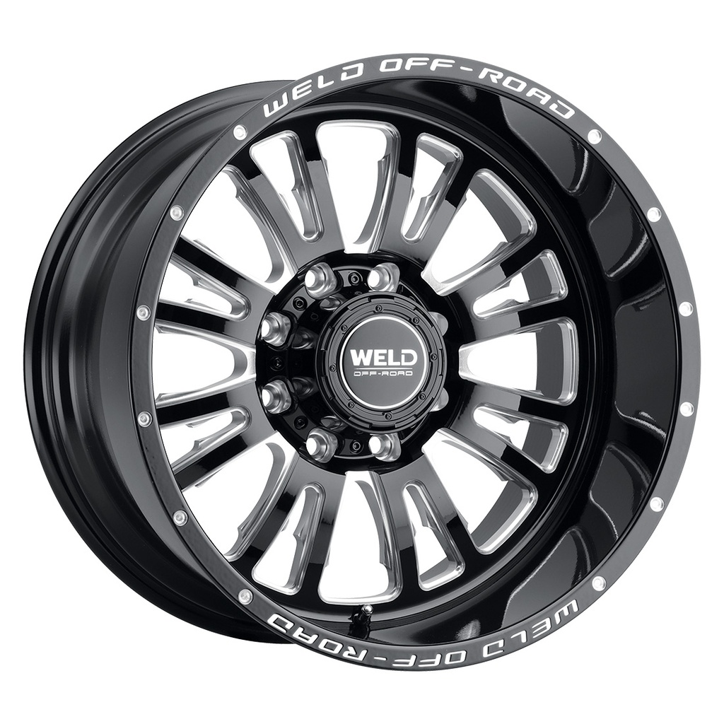 20x10 Slingblade 8x180  ET-18 BS4.75 Gloss BLK MIL 124.3