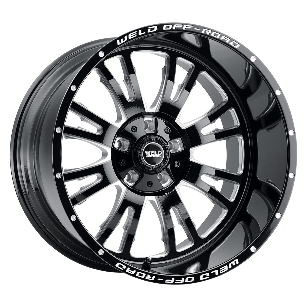 20x9 Slingblade 8x170  ET20 BS5.75 Gloss BLK MIL 125.1