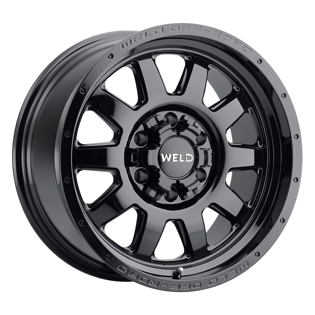 18x9 Stealth  6x135 6x139.7 ET00 BS 5.00 Gloss BLK 106.1