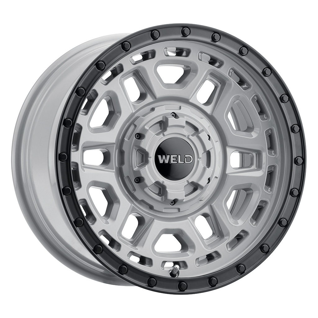 17x9 Crux 5x114.3 5x127 ET00 BS 5.00 Gloss Armor Gray / Satin BLK 78.1