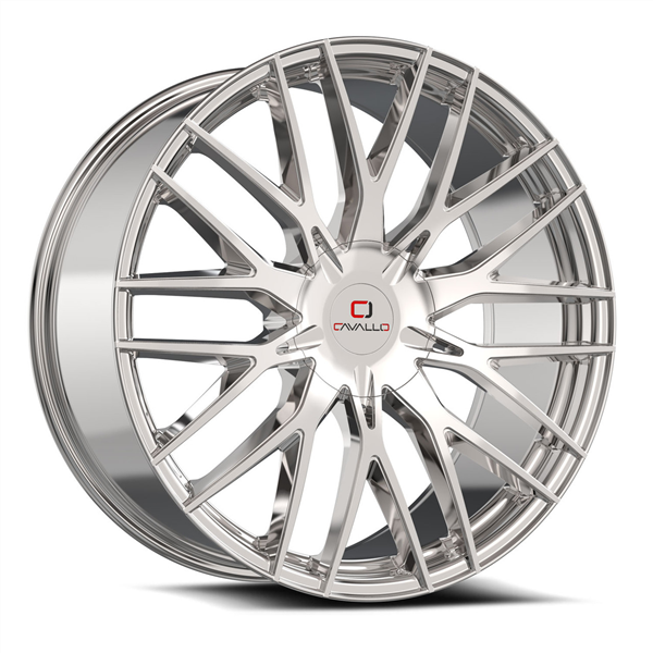 CAVALLO CLV-45 NANO CHROME 20X8.5 5X112/5X114.3 +35 +74.1 *NC*