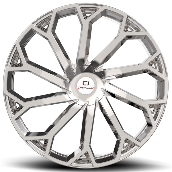 CAVALLO CLV-51 NANO CHROME 20X8.5 5X112/5X114.3 +35 74.1 *NC*