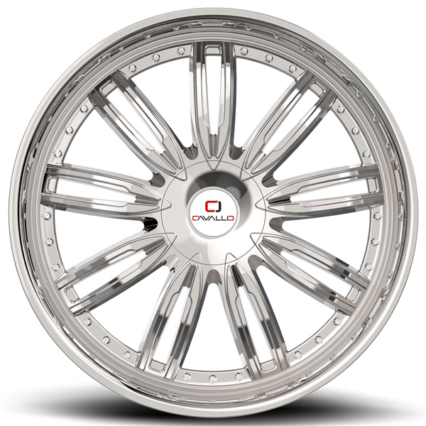 CAVALLO CLV-54 NANO CHROME 18X8 5X112/5X114.3 +35 74.1 *NC*