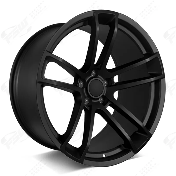 DODGE REPLICA-25 SATIN BLACK 20X11 5X115 +22 +71.6 **SRT WIDEBODY 2**