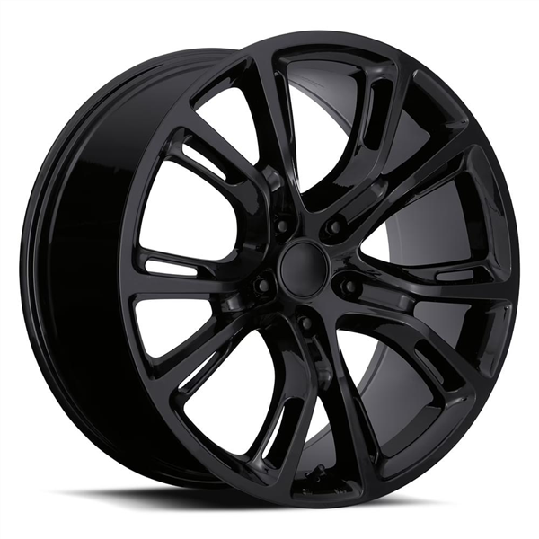 JEEP REPLICA-32 GLOSS BLACK 20X9.0 5X127 +34.7 +71.5 **SRT CHEROKEE**