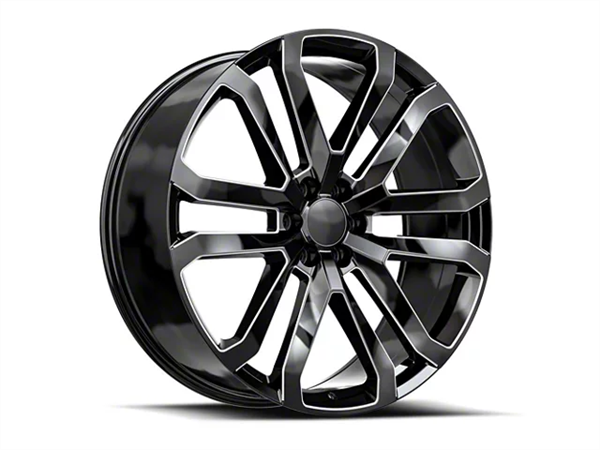 OE REVOLUTION D-37 GLOSS BLACK & MILLED 6X139.7 +31 78.1 *NC*
