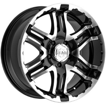 SMX-513 BLACK & MACHINED 16X8.0 6X139.7/6X5.5 +10 +108