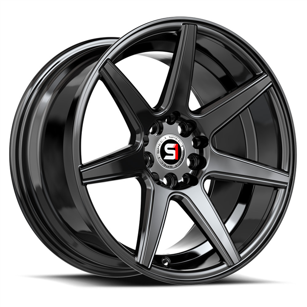 SPEC-1 RACING SP-73 GLOSS BLACK 18X8.0 4X100/4X4.5 +38 +73.1 *NC*
