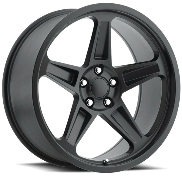 SR-1 MATTE BLACK 20X10.5 5X115 +22 +71.5 *AW*