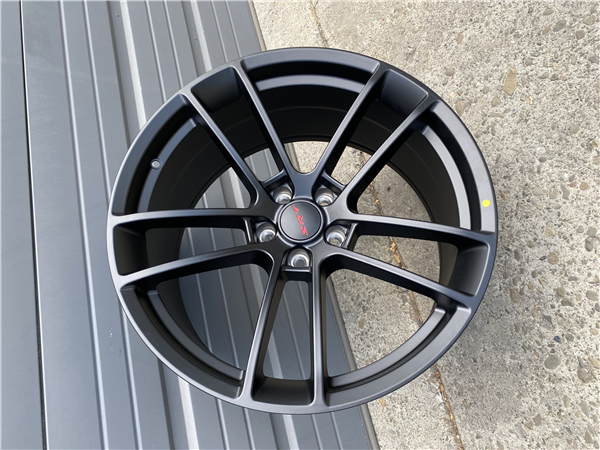 SR-4 MATTE BLACK 20X9.5 5X115 +18 +71.5 *AW*