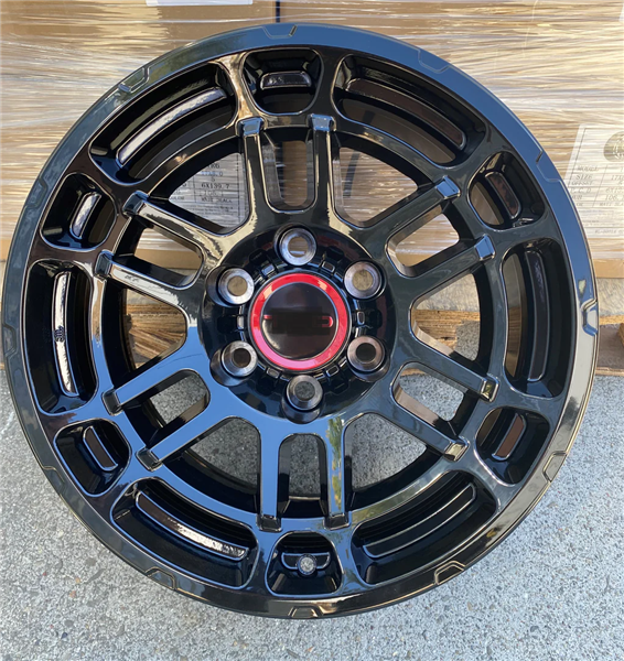 TR-6 GLOSS BLACK 17X9.0 6X5.5 +0 +106.1 *AW*