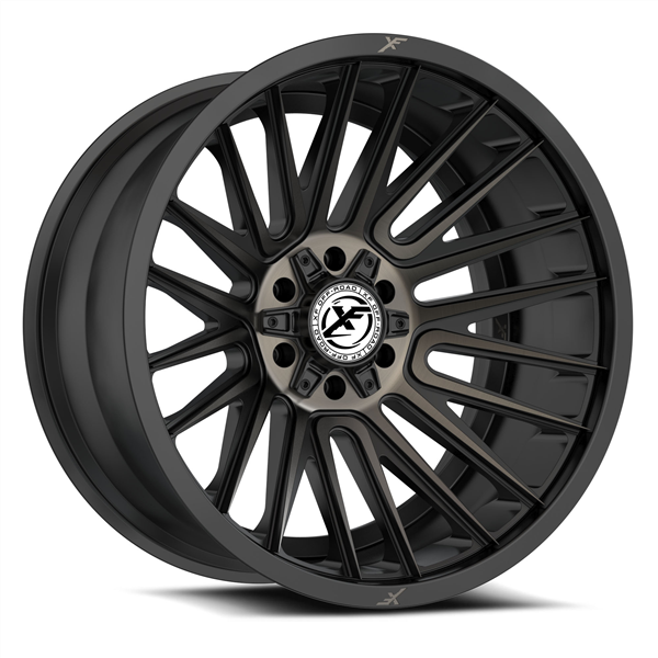 XF OFF-ROAD XF-234 SATIN BLACK & BRONZE MACHINED DDT 22X12 8X165.1/8X180 -44 +125.2 *NC*