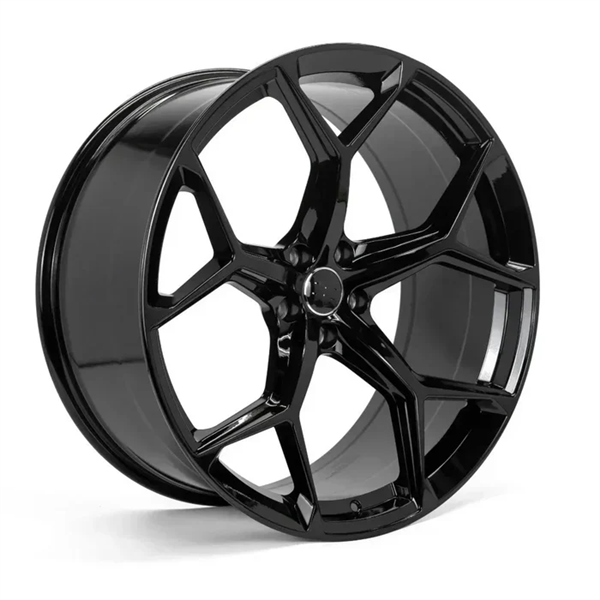 AUDI REPLICA AO2390Y  18X8+32 5X112 C.B 66.45 ALL GLOSS BLACK