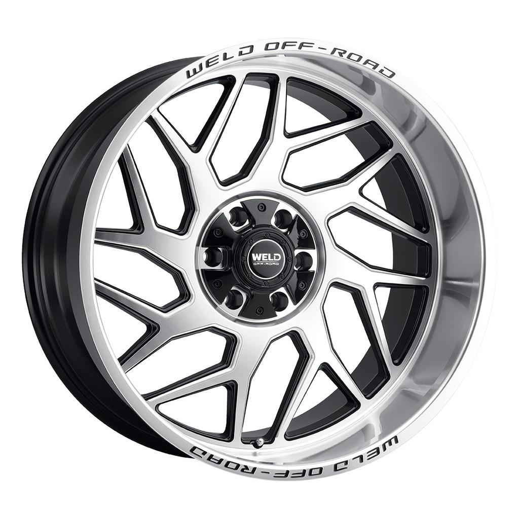 20x12 Fulcrum 8x165.1  ET-44 BS 4.75 Gloss Black Machined  125.1
