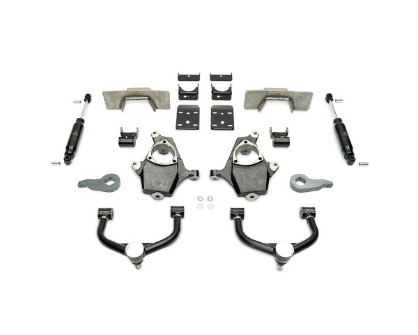 1999-2006 (2007 CLASSIC) GM 4WD 3/5 LOWERING KIT W/ WELD ON C-NOTCH