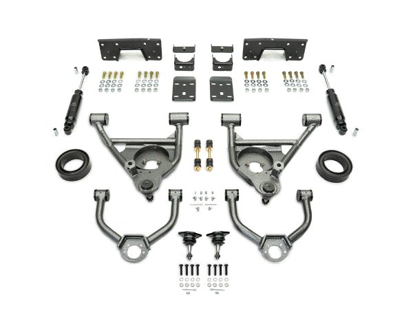 1999-2006 (2007 CLASSIC) GM 2WD 4/6 LOWERING KIT W/ BOLT ON C-NOTCH