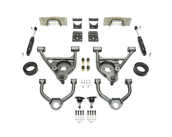1999-2006 (2007 CLASSIC) GM 2WD 4/6 LOWERING KIT W/ WELD ON C-NOTCH