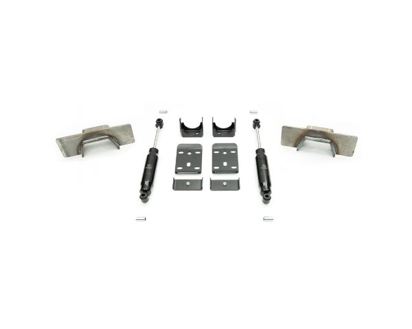 2007-2018 GM1500 6" SINGLE CAB|7" EXTENDED/CREW CAB  REAR LOWERING KIT W/ WELD ON C-NOTCH