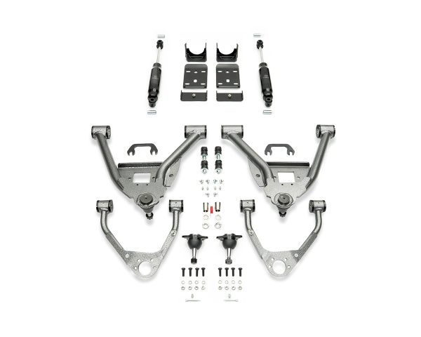 2014-2018 GM1500 (ALUMINUM/STAMPED) 4/6 LOWERING KIT SINGLE CAB