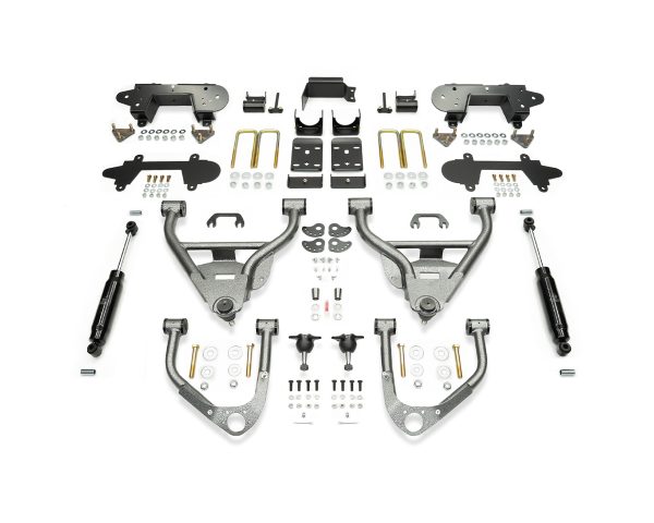 2019-PRESENT GM1500 4/6 LOWERING KIT W/ BOLT ON C-NOTCH (ALL CABS)