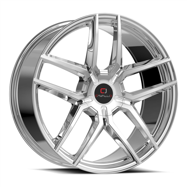 CAVALLO CLV-55 NANO CHROME 18X8.0 5X100/5X114.3 +35 +74.1 *NC*