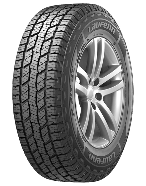 255/70R17 LAUFENN X FIT A/T 112T M+S 51psi 520AB***45K**+ROAD HAZARD(MADE BY HANKOOK)