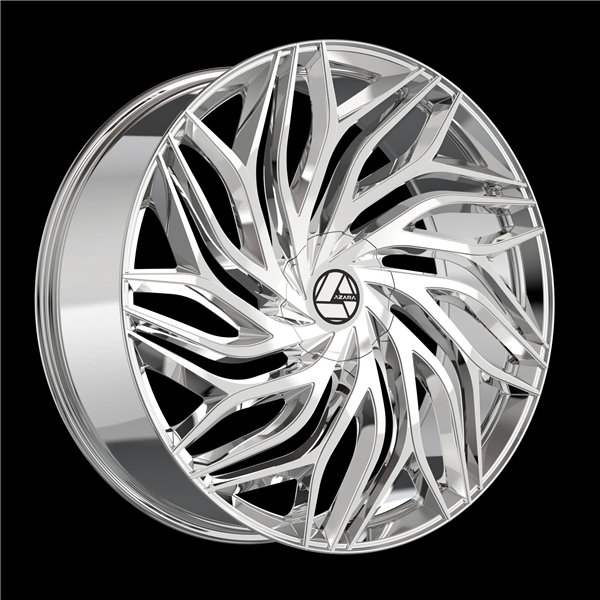 AZARA AZA-537 NANO CHROME 22X9.5 BLANK 5X/6X +15 +78.1 *NC*