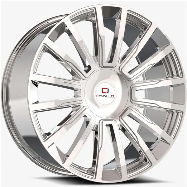 CAVALLO CLV-47 CHROME 22X8.5 5X114.3/5X120 +38 +74.1 *NC*