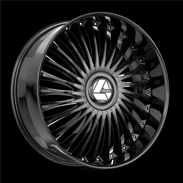 AZARA AZX-103 GLOSS BLACK 28X9.5 6X135/6X139.7 +22 +87.1 *NC*