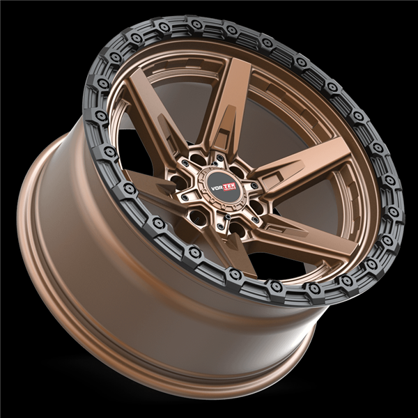 VORTEX VRT-602 MATTE BRONZE WITH BLACK BEAD RING 20X9.0 6X135/6X5.5 +20 +106.1 *NC*