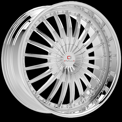 CAVALLO CLV-32 NANO CHROME 22X9.5 BLANK +15 +78.1 *NC*