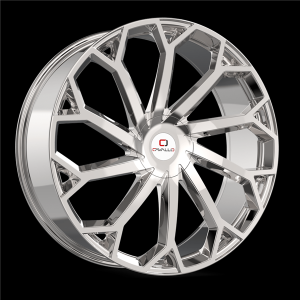 CAVALLO CLV-51 NANO CHROME 18X8.0 4X100/4X4.5 +35 +74.1 *NC