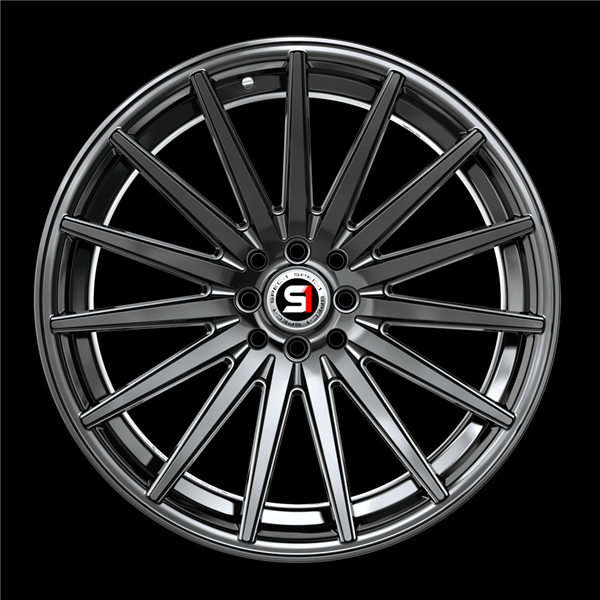 SPEC-1 RACING SP-69 GLOSS BLACK 19X8.5 5X4.5/5X4.75 +38 +73.1*NC*