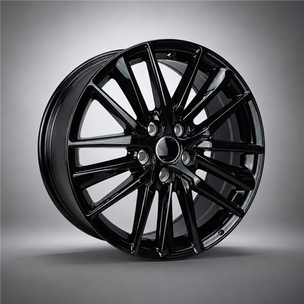 AO09887 TOYOTA REPLICA 17X7+45 5X114.3 C.B 60.10 ALL GLOSS BLACK