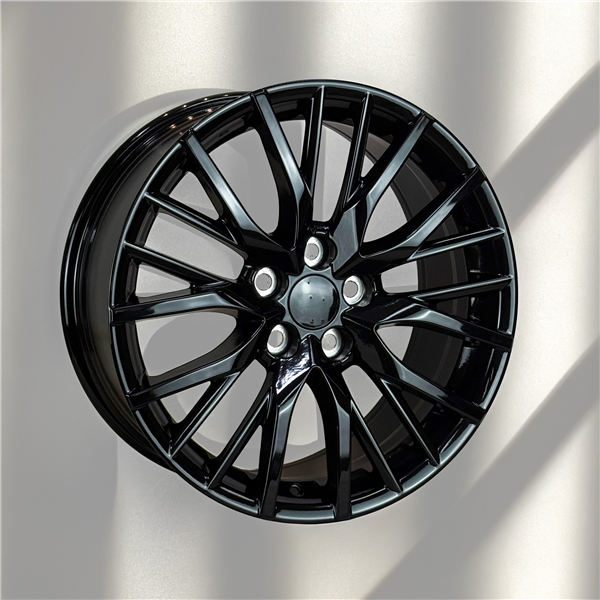 AOH4394 REPLICA 19X8+35 5X114.3 C.B 60.10 ALL GLOSS BLACK