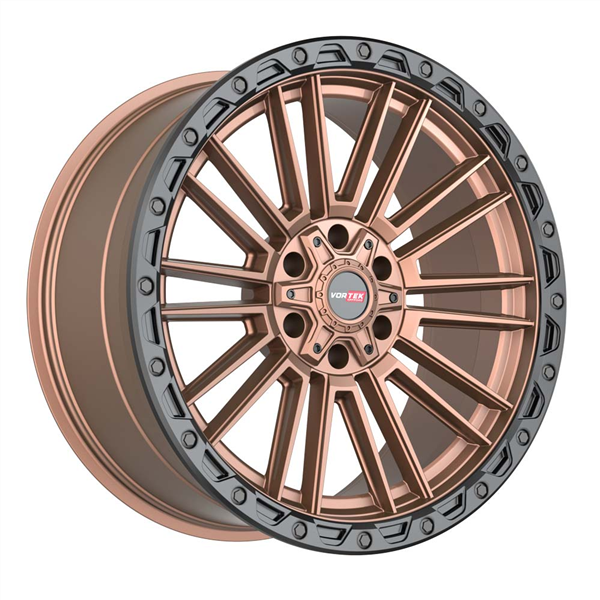 VORTEK VRT-604 MATTE BRONZE WITH BLACK BEAD RING 17X9.0 6X135/6X5.5 +0 +106.1 *NC*