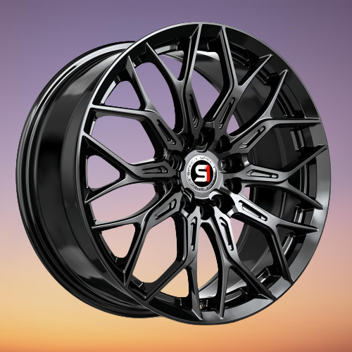 SPEC-1 RACING SP-57 GLOSS BLACK 17X7.5 5X4.5/5X4.75 +42 +73.1 *NC*