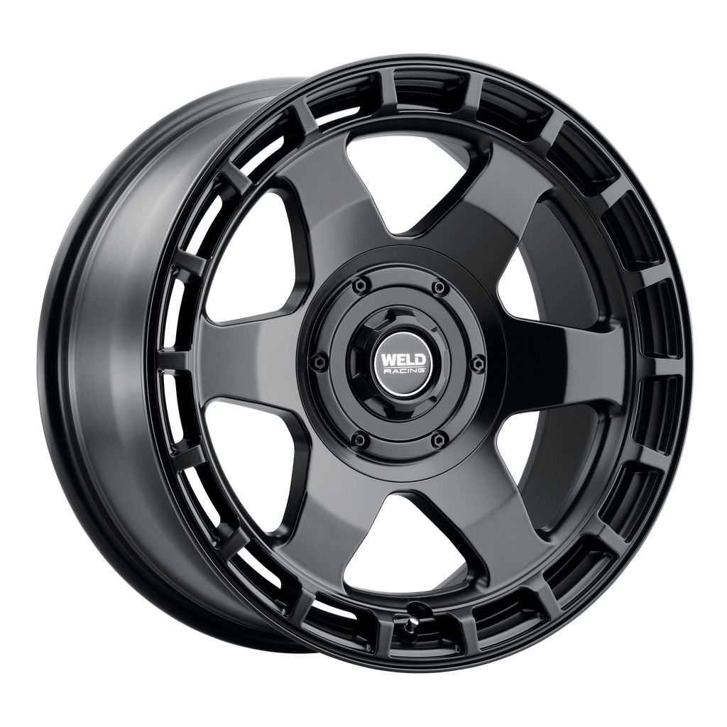 17x9 Ridge 6x135 6x139.7 ET-12 BS 4.50 Satin BLK 106.1