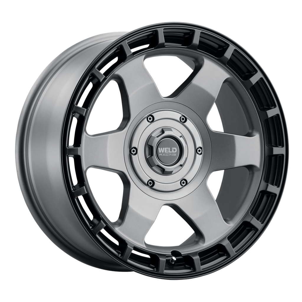 20x9 Ridge 6x135 6x139.7 ET00 BS 5.00 Satin Gunmetal / Satin Black 106.1