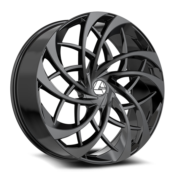 AZARA AZA-540 GLOSS BLACK 18X8.0 5X100/5X114.3 +35 +74.10 *NC*