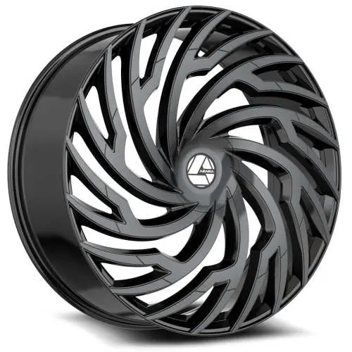 AZZARA AZA-536 GLOSS BLACK 26X9.5 6X135/6X5.5 +22 +87.1 *NC*