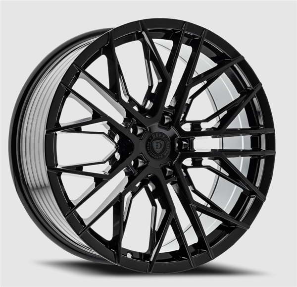 DEFY-WHEELS D05 GLOSS BLACK 20X8.5 5X4.5 +38 +73.1