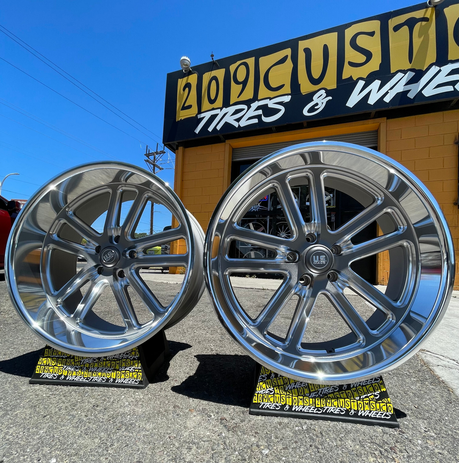 4 22" US MAGS BULLET U130 22X9 + 22X11 5X127 CHEVY C-10 OBS 1500 1988 - 1998