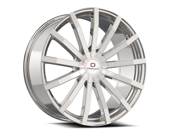 CAVALLO CLV-52 NANO CHROME 20X8.5 5X114.3/5X108 +35 +74.1 *NC*