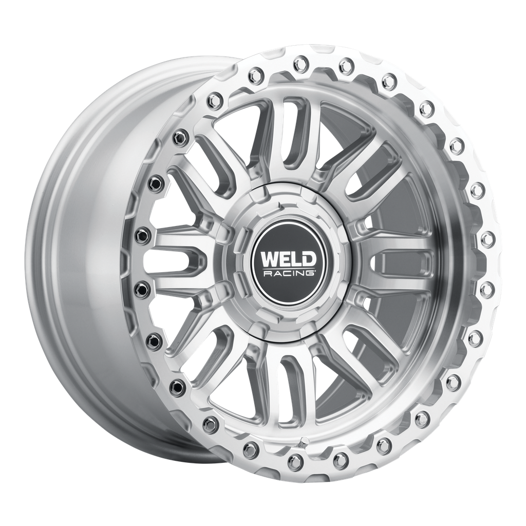 17x9 Swift 6x135 6x139.7 ET-12 BS 4.50 Gloss Silver Machined - Machined Ring 106.1