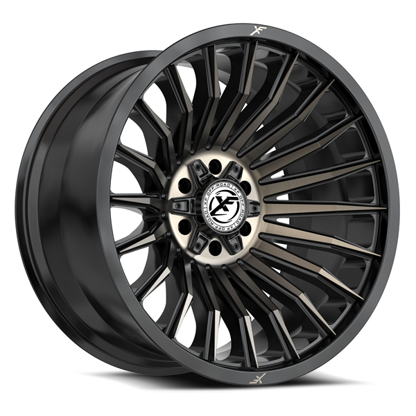XF OFF-ROAD XF-231 SATIN BLACK & BRONZE MACHINED DDT 20X9.0 6X135/6X139.7 +12 +106.4 *NC*