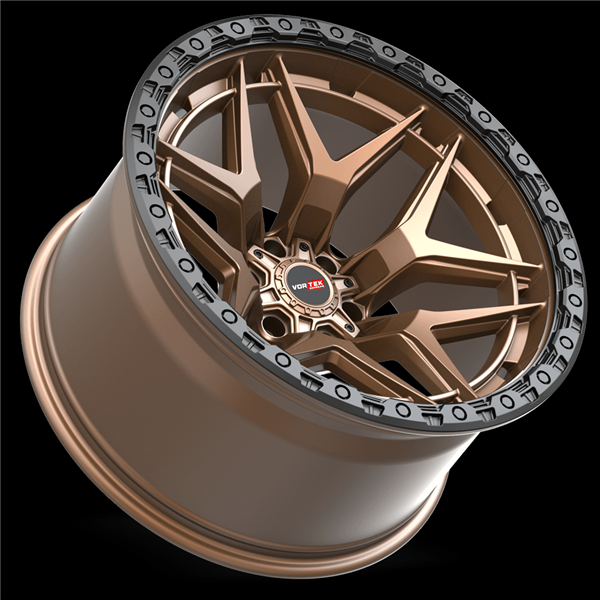 VORTEX VRT-603 MATTE BRONZE WITH BLACK BEAD RING 20X10 6X135/6X5.5 -24 +106.1 *NC*