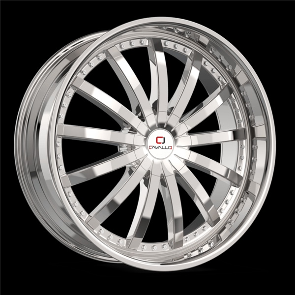 CAVALLO CLV-53 NANO CHROME 22X8.5 6X135/6X139.7 +25 +108 *NC*