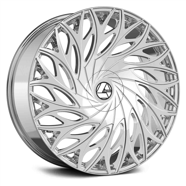 AZARA AZA-525 NANO CHROME 22X9.5 5X115/5X120 +15 +74.1 *NC*