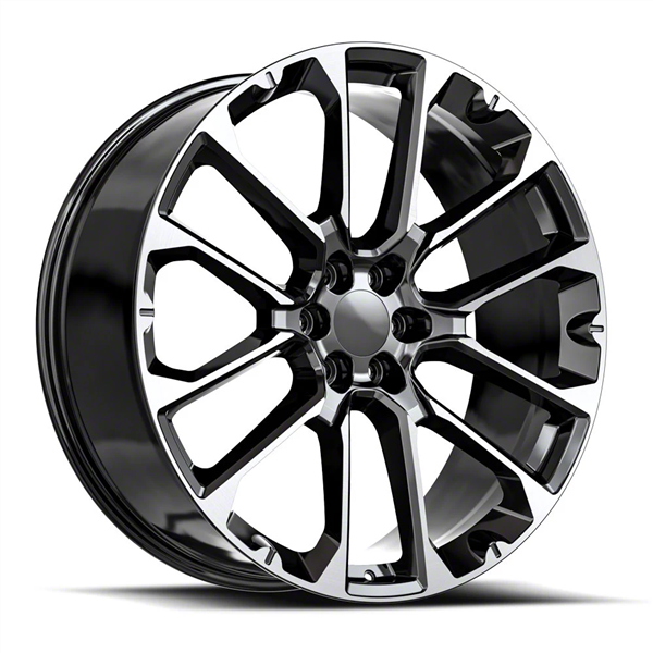 OE.REVOLUTION G-40 GLOSS BLACK & MACHINED 24X10 6X5.5 +31 +78.1 *NC*